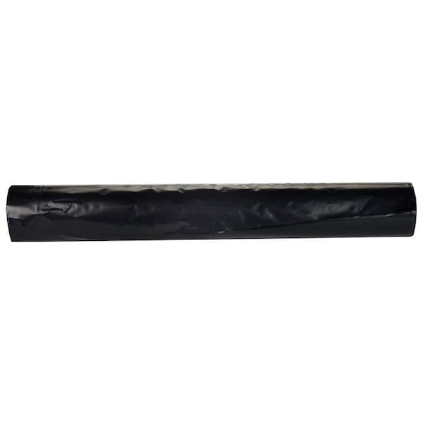 Film-Gard Plastic Sheeting 4 mil X 12 ft. W X 100 ft. L Polyethylene Black 1 pk 625928 - main